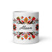 Alison Exclusive Name Art Piece Home Office Work Coffee Mug Mexican Spanish Pride Gift Cup One - Of - A - Kind Calligraphy White Glossy Mug | A14 - Mexicada