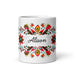 Alison Exclusive Name Art Piece Home Office Work Coffee Mug Mexican Spanish Pride Gift Cup One-Of-A-Kind Calligraphy White Glossy Mug | A14 Mexicada