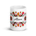 Alison Exclusive Name Art Piece Home Office Work Coffee Mug Mexican Spanish Pride Gift Cup One-Of-A-Kind Calligraphy White Glossy Mug | A14 Mexicada