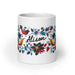 Alison Exclusive Name Art Piece Home Office Work Coffee Mug Mexican Spanish Pride Gift Cup One-Of-A-Kind Calligraphy White Glossy Mug | A34 Mexicada