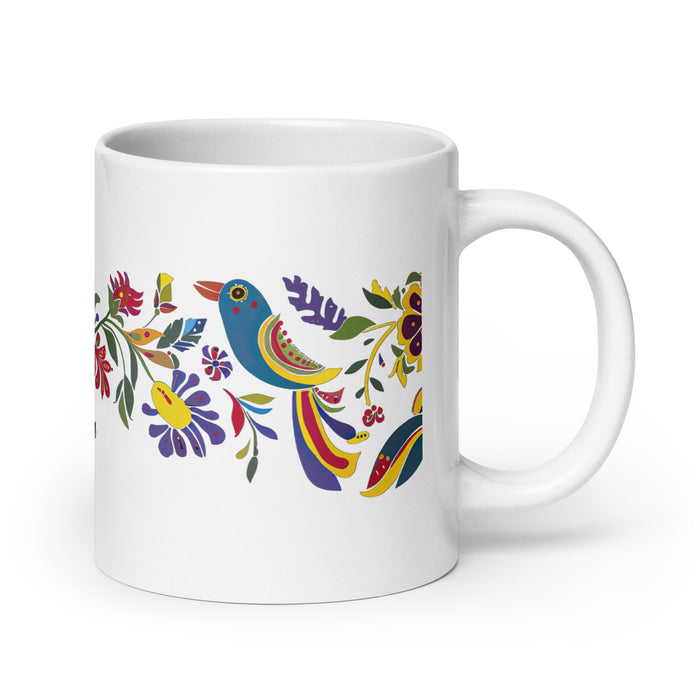 Alison Exclusive Name Art Piece Home Office Work Coffee Mug Mexican Spanish Pride Gift Cup One - Of - A - Kind Calligraphy White Glossy Mug | A37 - Mexicada