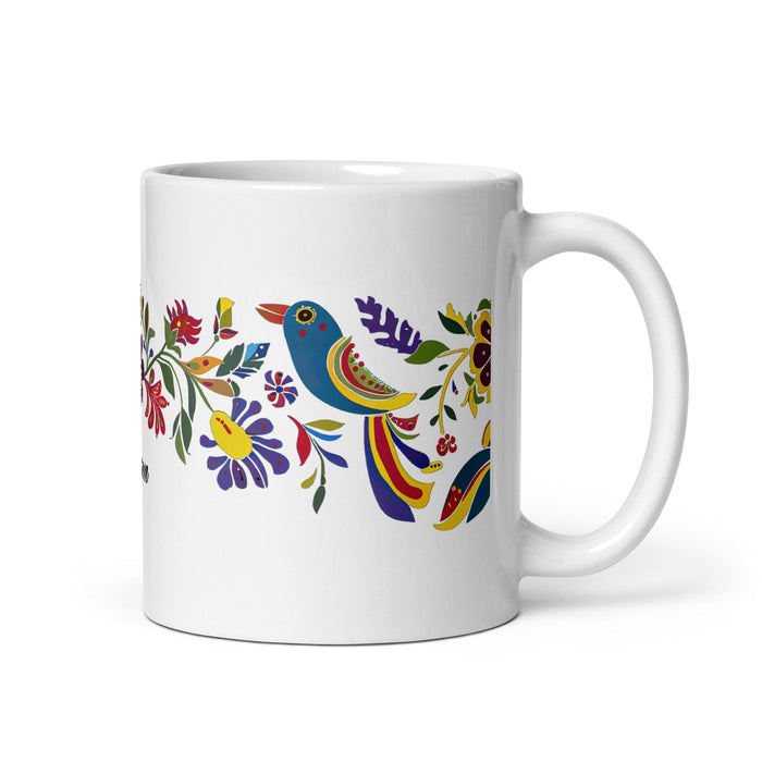 Alison Exclusive Name Art Piece Home Office Work Coffee Mug Mexican Spanish Pride Gift Cup One-Of-A-Kind Calligraphy White Glossy Mug | A37 Mexicada 11 oz