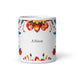 Allison Exclusive Name Art Piece Home Office Work Coffee Mug Mexican Spanish Pride Gift Cup One-Of-A-Kind Calligraphy White Glossy Mug | A10 Mexicada