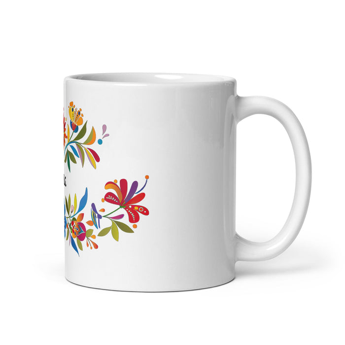 Alma Exclusive Name Art Piece Home Office Work Coffee Mug Mexican Spanish Pride Gift Cup One - Of - A - Kind Calligraphy White Glossy Mug | A10 - Mexicada