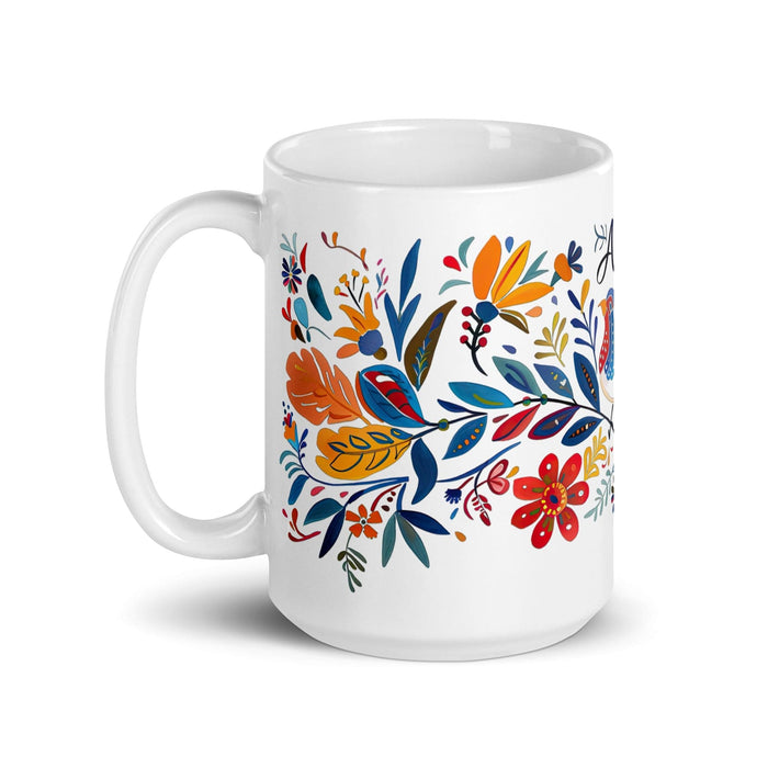 Alma Exclusive Name Art Piece Home Office Work Coffee Mug Mexican Spanish Pride Gift Cup One-Of-A-Kind Calligraphy White Glossy Mug | A15 Mexicada