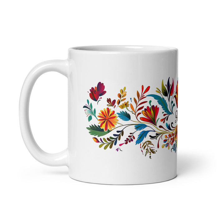 Alma Exclusive Name Art Piece Home Office Work Coffee Mug Mexican Spanish Pride Gift Cup One - Of - A - Kind Calligraphy White Glossy Mug | A17 - Mexicada