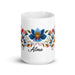 Alma Exclusive Name Art Piece Home Office Work Coffee Mug Mexican Spanish Pride Gift Cup One - Of - A - Kind Calligraphy White Glossy Mug | A20 - Mexicada