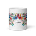 Alma Exclusive Name Art Piece Home Office Work Coffee Mug Mexican Spanish Pride Gift Cup One - Of - A - Kind Calligraphy White Glossy Mug | A23 - Mexicada