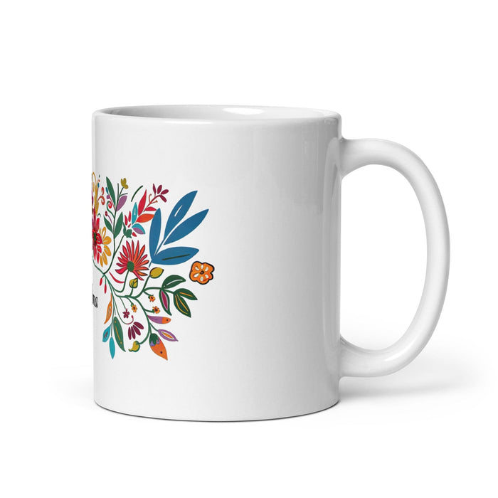 Alma Exclusive Name Art Piece Home Office Work Coffee Mug Mexican Spanish Pride Gift Cup One-Of-A-Kind Calligraphy White Glossy Mug | A23 Mexicada 11 oz