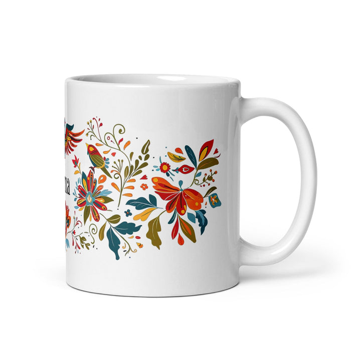 Alma Exclusive Name Art Piece Home Office Work Coffee Mug Mexican Spanish Pride Gift Cup One-Of-A-Kind Calligraphy White Glossy Mug | A24 Mexicada 11 oz