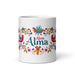 Alma Exclusive Name Art Piece Home Office Work Coffee Mug Mexican Spanish Pride Gift Cup One-Of-A-Kind Calligraphy White Glossy Mug | A6 Mexicada