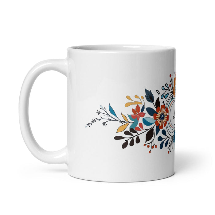 Alma Exclusive Name Art Piece Home Office Work Coffee Mug Mexican Spanish Pride Gift Cup One-Of-A-Kind Calligraphy White Glossy Mug | A8 Mexicada