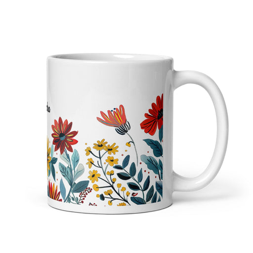 Alondra Exclusive Name Art Piece Home Office Work Coffee Mug Mexican Spanish Pride Gift Cup One-Of-A-Kind Calligraphy White Glossy Mug | A11 Mexicada 11 oz