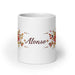 Alonso Exclusive Name Art Piece Home Office Work Coffee Mug Mexican Spanish Pride Gift Cup One - Of - A - Kind Calligraphy White Glossy Mug | A6 - Mexicada