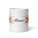 Alonso Exclusive Name Art Piece Home Office Work Coffee Mug Mexican Spanish Pride Gift Cup One-Of-A-Kind Calligraphy White Glossy Mug | A6 Mexicada