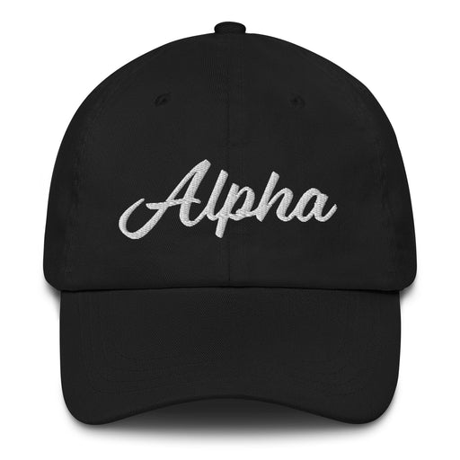 Alpha Embroidered Dad Hat | Strength, Leadership, Confidence, Power, A5 Mexicada