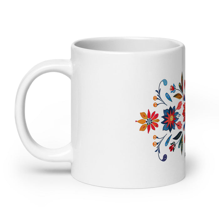 Amador Exclusive Name Art Piece Home Office Work Coffee Mug Mexican Spanish Pride Gift Cup One - Of - A - Kind Calligraphy White Glossy Mug | A12 - Mexicada