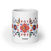 Amador Exclusive Name Art Piece Home Office Work Coffee Mug Mexican Spanish Pride Gift Cup One-Of-A-Kind Calligraphy White Glossy Mug | A12 Mexicada