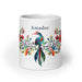 Amador Exclusive Name Art Piece Home Office Work Coffee Mug Mexican Spanish Pride Gift Cup One-Of-A-Kind Calligraphy White Glossy Mug | A2 Mexicada