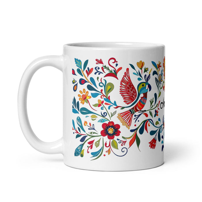 Amador Exclusive Name Art Piece Home Office Work Coffee Mug Mexican Spanish Pride Gift Cup One-Of-A-Kind Calligraphy White Glossy Mug | A8 Mexicada