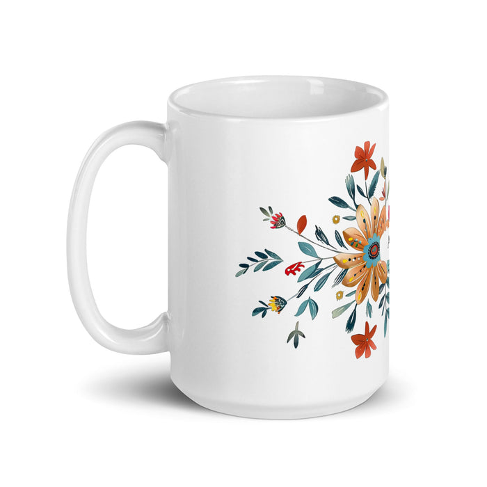 Amador Exclusive Name Art Piece Home Office Work Coffee Mug Mexican Spanish Pride Gift Cup One - Of - A - Kind Calligraphy White Glossy Mug | A9 - Mexicada