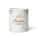 Amaia Exclusive Name Art Piece Home Office Work Coffee Mug Mexican Spanish Pride Gift Cup One-Of-A-Kind Calligraphy White Glossy Mug | A21 Mexicada