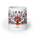 Amaia Exclusive Name Art Piece Home Office Work Coffee Mug Mexican Spanish Pride Gift Cup One - Of - A - Kind Calligraphy White Glossy Mug | A22 - Mexicada