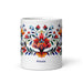 Amaia Exclusive Name Art Piece Home Office Work Coffee Mug Mexican Spanish Pride Gift Cup One-Of-A-Kind Calligraphy White Glossy Mug | A22 Mexicada