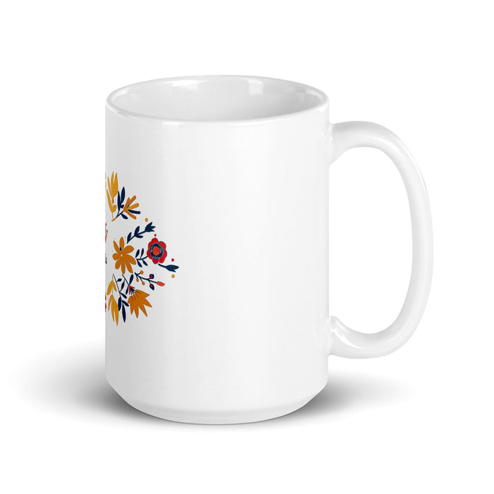 Amalia Exclusive Name Art Piece Home Office Work Coffee Mug Mexican Spanish Pride Gift Cup One-Of-A-Kind Calligraphy White Glossy | AMug10 Mexicada 15 oz