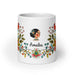 Amalia Exclusive Name Art Piece Home Office Work Coffee Mug Mexican Spanish Pride Gift Cup One - Of - A - Kind Calligraphy White Glossy Mug | A16 - Mexicada