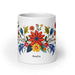 Amalia Exclusive Name Art Piece Home Office Work Coffee Mug Mexican Spanish Pride Gift Cup One-Of-A-Kind Calligraphy White Glossy Mug | A3 Mexicada