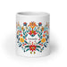 Amanda Exclusive Name Art Piece Home Office Work Coffee Mug Mexican Spanish Pride Gift Cup One - Of - A - Kind Calligraphy White Glossy Mug | A11 - Mexicada