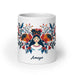 Amaya Exclusive Name Art Piece Home Office Work Coffee Mug Mexican Spanish Pride Gift Cup One-Of-A-Kind Calligraphy White Glossy Mug | A1 Mexicada