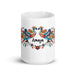 Amaya Exclusive Name Art Piece Home Office Work Coffee Mug Mexican Spanish Pride Gift Cup One - Of - A - Kind Calligraphy White Glossy Mug | A12 - Mexicada