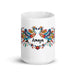 Amaya Exclusive Name Art Piece Home Office Work Coffee Mug Mexican Spanish Pride Gift Cup One-Of-A-Kind Calligraphy White Glossy Mug | A12 Mexicada