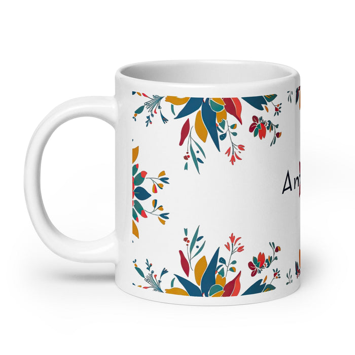 Amaya Exclusive Name Art Piece Home Office Work Coffee Mug Mexican Spanish Pride Gift Cup One - Of - A - Kind Calligraphy White Glossy Mug | A14 - Mexicada