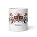 Amaya Exclusive Name Art Piece Home Office Work Coffee Mug Mexican Spanish Pride Gift Cup One - Of - A - Kind Calligraphy White Glossy Mug | A21 - Mexicada