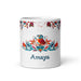 Amaya Exclusive Name Art Piece Home Office Work Coffee Mug Mexican Spanish Pride Gift Cup One-Of-A-Kind Calligraphy White Glossy Mug | A9 Mexicada