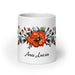 Ana Lucía Exclusive Name Art Piece Home Office Work Coffee Mug Mexican Spanish Pride Gift Cup One - Of - A - Kind Calligraphy White Glossy Mug | A2 - Mexicada