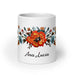 Ana Lucía Exclusive Name Art Piece Home Office Work Coffee Mug Mexican Spanish Pride Gift Cup One-Of-A-Kind Calligraphy White Glossy Mug | A2 Mexicada