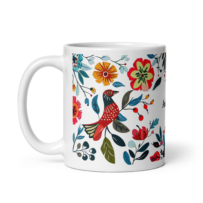 Ana Paula Exclusive Name Art Piece Home Office Work Coffee Mug Mexican Spanish Pride Gift Cup One-Of-A-Kind Calligraphy White Glossy Mug | A15 Mexicada