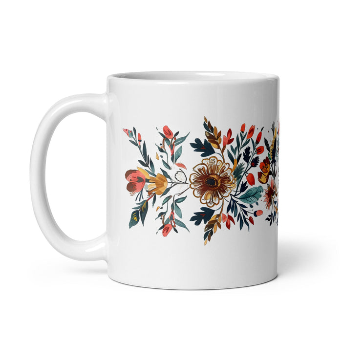 Ana Paula Exclusive Name Art Piece Home Office Work Coffee Mug Mexican Spanish Pride Gift Cup One - Of - A - Kind Calligraphy White Glossy Mug | A16 - Mexicada