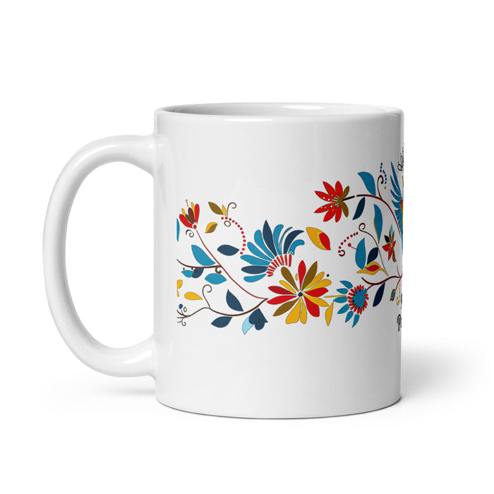 Ana Paula Exclusive Name Art Piece Home Office Work Coffee Mug Mexican Spanish Pride Gift Cup One - Of - A - Kind Calligraphy White Glossy Mug | A17 - Mexicada