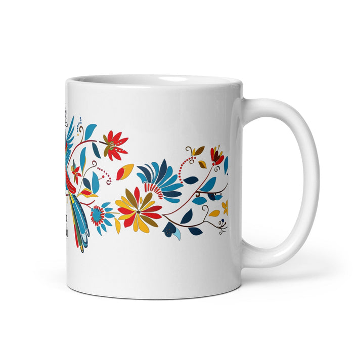 Ana Paula Exclusive Name Art Piece Home Office Work Coffee Mug Mexican Spanish Pride Gift Cup One-Of-A-Kind Calligraphy White Glossy Mug | A17 Mexicada 11 oz