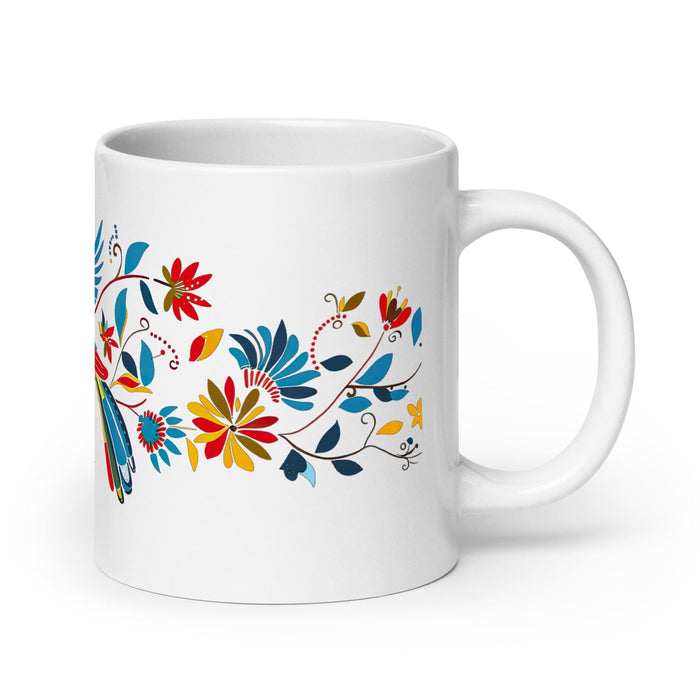 Ana Paula Exclusive Name Art Piece Home Office Work Coffee Mug Mexican Spanish Pride Gift Cup One-Of-A-Kind Calligraphy White Glossy Mug | A17 Mexicada 20 oz