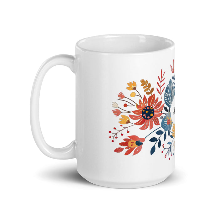 Ana Paula Exclusive Name Art Piece Home Office Work Coffee Mug Mexican Spanish Pride Gift Cup One - Of - A - Kind Calligraphy White Glossy Mug | A19 - Mexicada