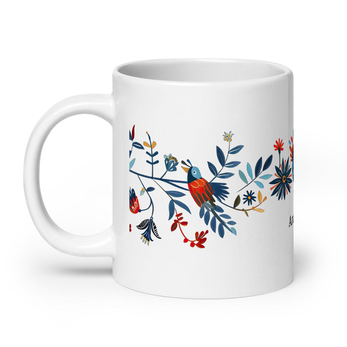 Ana Paula Exclusive Name Art Piece Home Office Work Coffee Mug Mexican Spanish Pride Gift Cup One-Of-A-Kind Calligraphy White Glossy Mug | A32 Mexicada