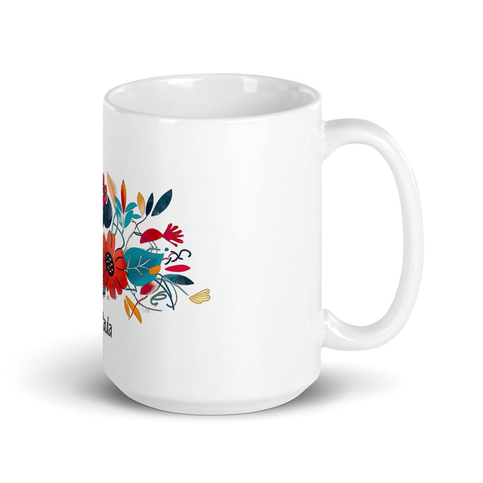 Ana Paula Exclusive Name Art Piece Home Office Work Coffee Mug Mexican Spanish Pride Gift Cup One - Of - A - Kind Calligraphy White Glossy Mug | A33 - Mexicada