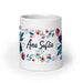 Ana Sofía Exclusive Name Art Piece Home Office Work Coffee Mug Mexican Spanish Pride Gift Cup One-Of-A-Kind Calligraphy White Glossy Mug | A6 Mexicada