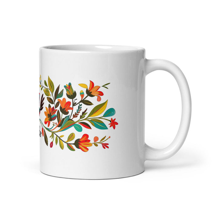 Ander Exclusive Name Art Piece Home Office Work Coffee Mug Mexican Spanish Pride Gift Cup One-Of-A-Kind Calligraphy White Glossy Mug | A3 Mexicada 11 oz